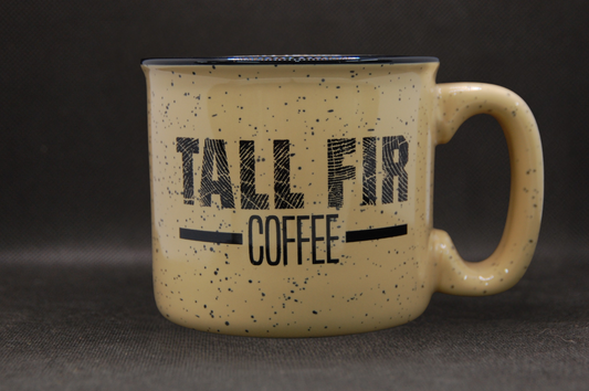 Yellow Ceramic Tall Fir Mug (16oz)