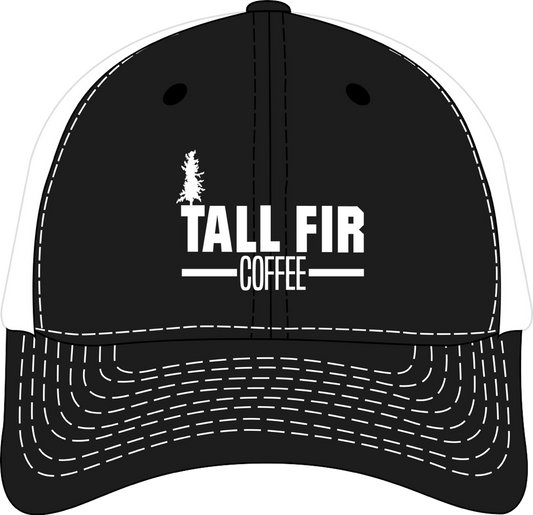 Trucker Style Hat Black / White