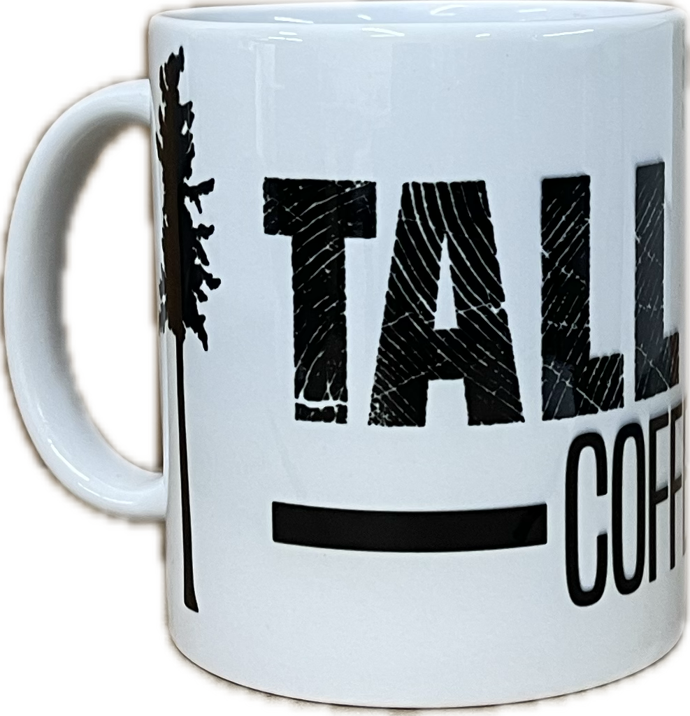 Tall Fir / Large Wrap Around Logo ceramic 12oz coffee cups (Copy)