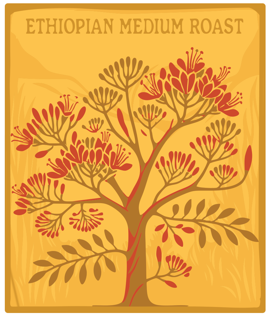 Ethiopian Medium Roast 5lbs Bag